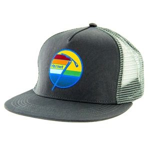 Marmot Rondure Trucker Hat Dark Charcoal Snapback